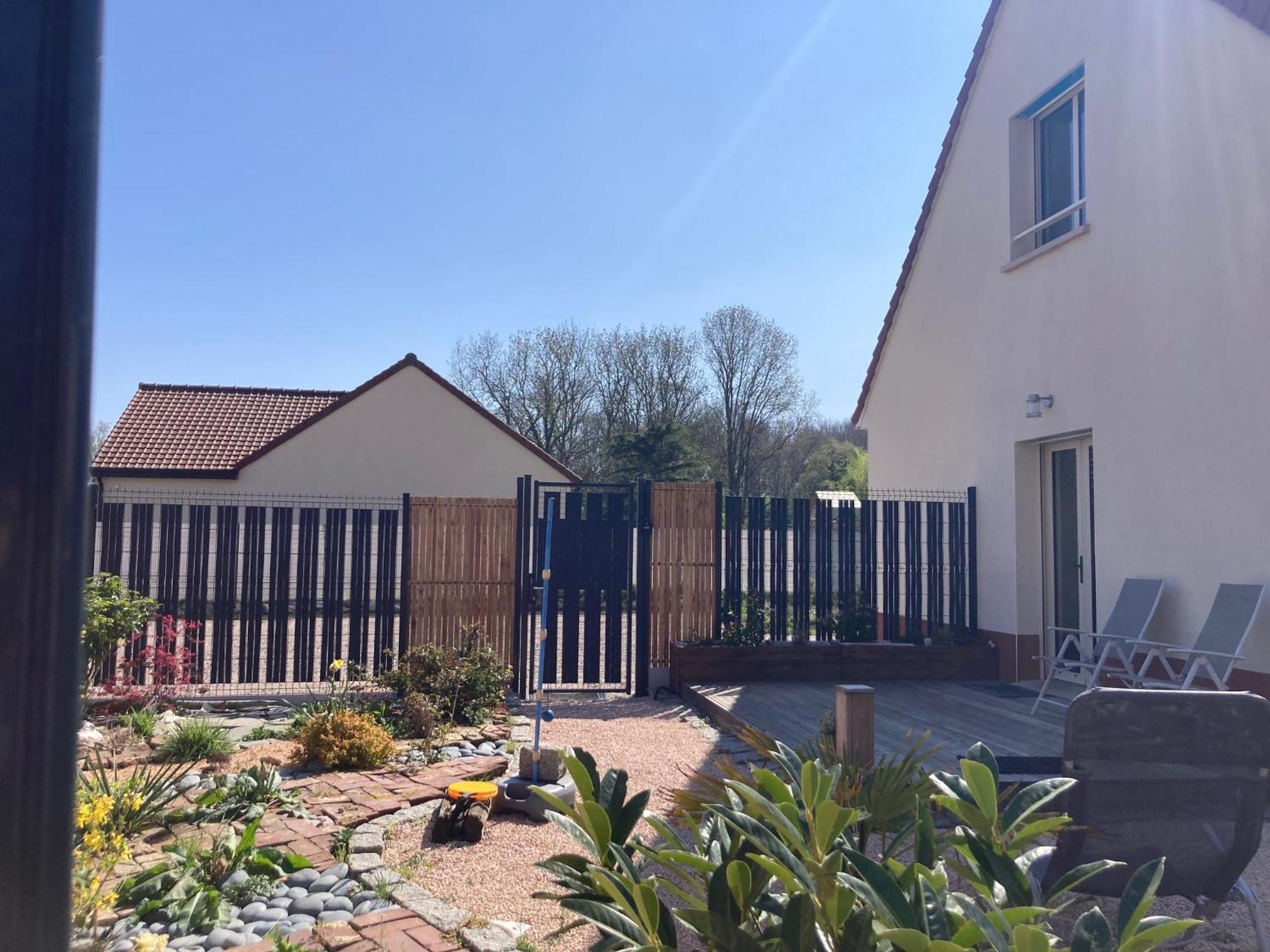 La Vue De Chateau, Maison Neuve En Baie De Somme Vaudricourt Extérieur photo